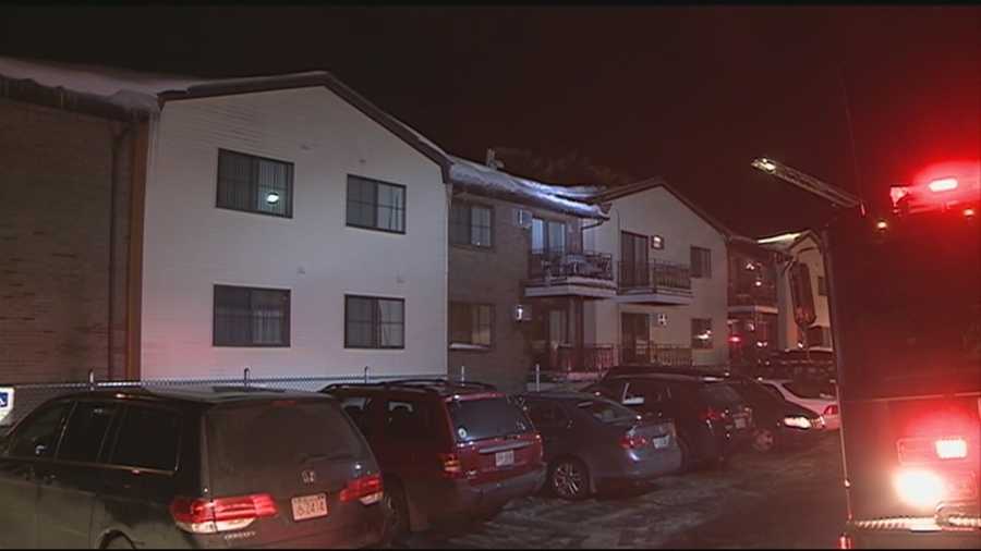 Residents of a Hooksett apartment building were startled awake early Monday morning when the roof of their building collapsed.