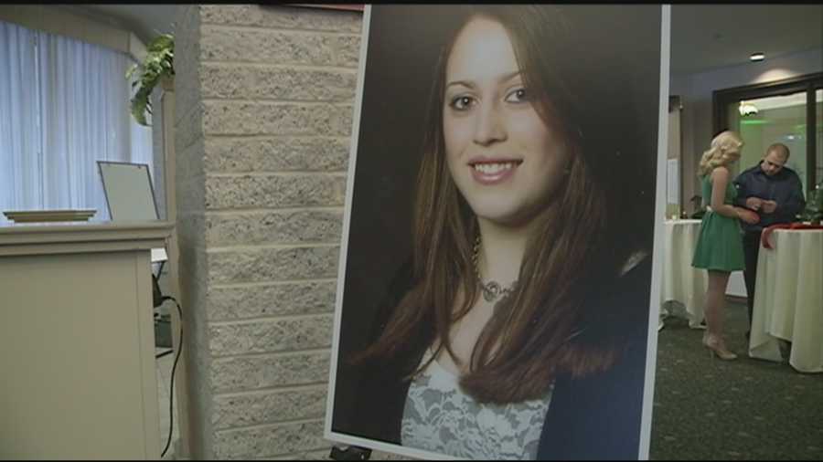 Less than a year after their daughter's death, a Chester family held a fundraiser to support a scholarship in her name. WMUR's Stephanie Woods reports.