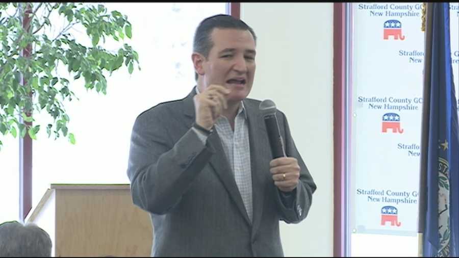 A Londonderry mom is trying to set the record straight after reports surfaced that Texas Senator Ted Cruz frightened her young daughter during a speech in Barrington. WMUR's Adam Sexton has more.