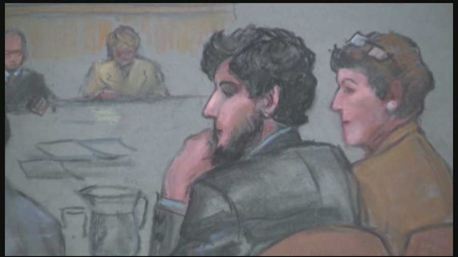 Tight security was in place outside federal court in Boston on Monday as closing arguments were delivered in the trial of admitted Boston Marathon bomber Dzhokhar Tsarnaev.