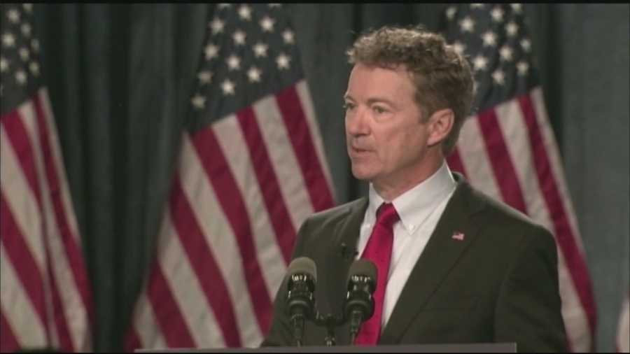 Sen. Rand Paul launched his 2016 presidential campaign Tuesday with a combative message against both Washington and his fellow Republicans, declaring that "we have come to take our country back."