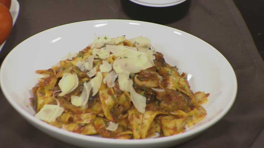 Learn how to make this tasty pasta dish with mushrooms, roasted tomato, truffle butter and shaved Parmesan with Scott from Canoe Restaurant and Tavern.