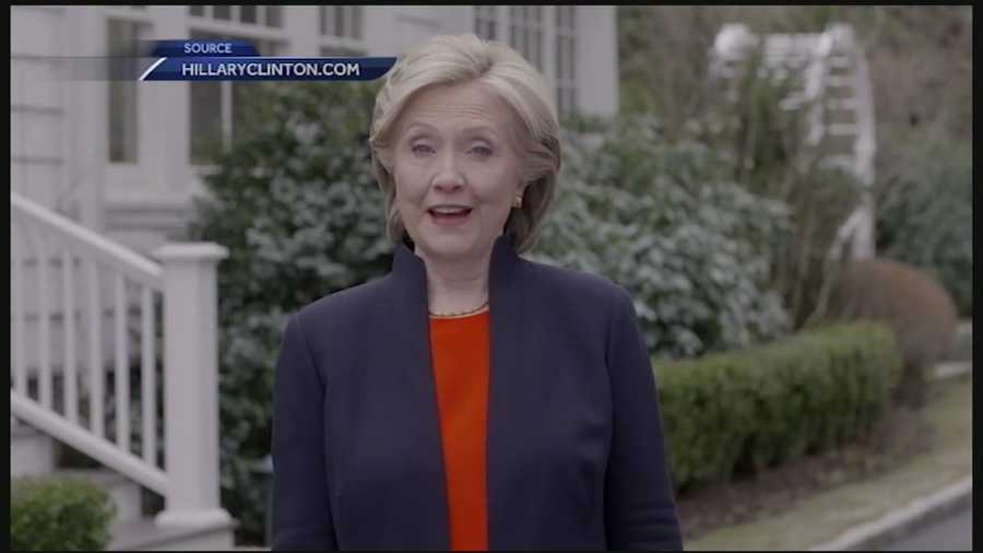 Former Secretary of State Hillary Clinton announced Sunday afternoon that she would be running for President in 2016.