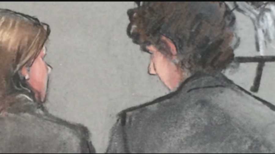 On the 2nd day of the penalty phase of the Marathon bombing trial, survivors shared heartbreaking stories and lawyers debated an image of Tsarnaev giving the finger.