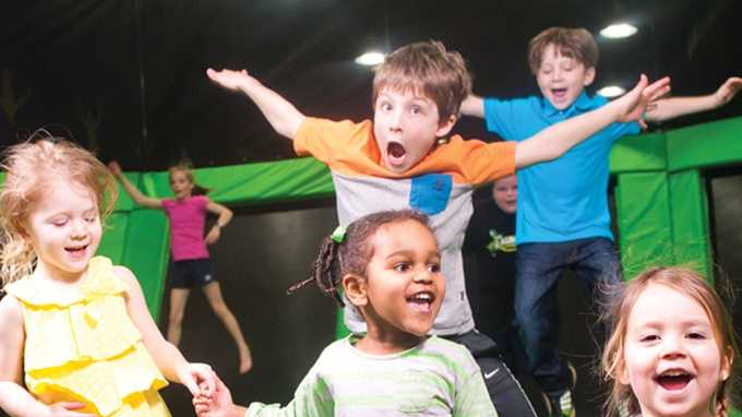 Launch Trampoline Park is an indoor sports and recreation facility with a variety of trampoline-themed activities. The park has 18,000 square feet of connected trampolines, which form a giant jumping surface.