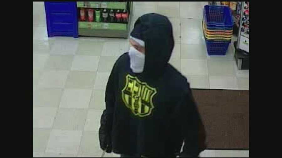 Police in three communities said they believe the same man is responsible for a string of armed robberies.