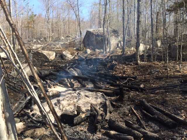 Images: Spring brush fires burn across New Hampshire