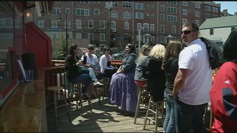 After a nice stretch of weather, Friday was a little cooler on the Seacoast, but that didn't dampen enthusiasm for a rite of spring known as Hit the Decks.