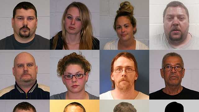 Mugshots: Franklin police make 12 arrests