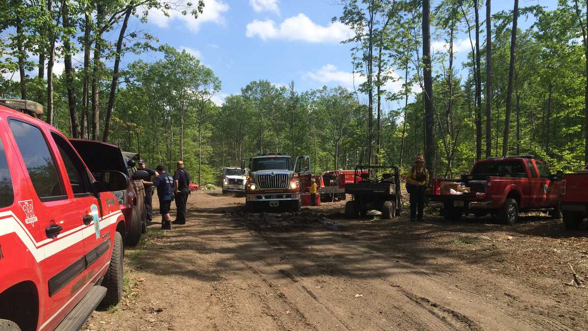 Hooksett brush fire finally extinguished