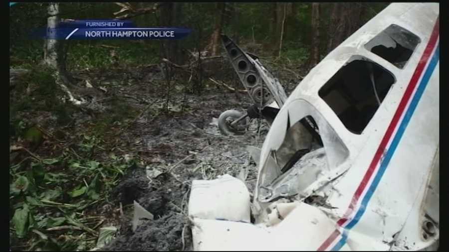 Investigators are trying to determine what caused a small plane to crash over the weekend in North Hampton.