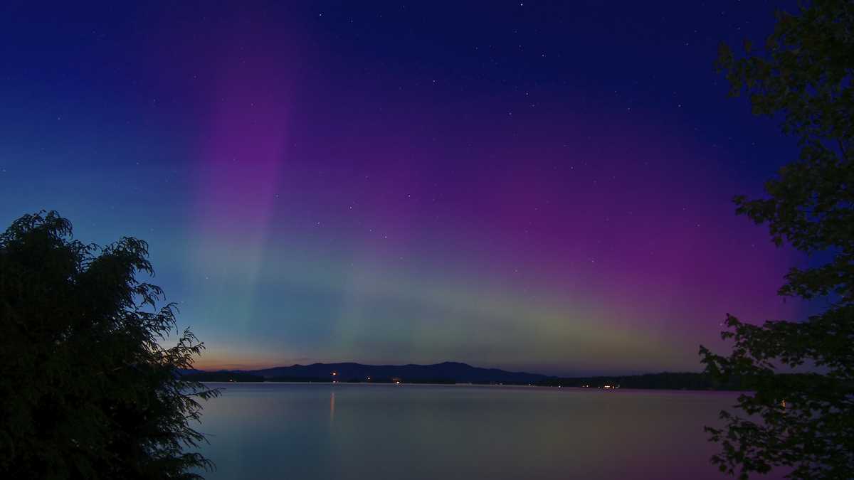 Northern Lights seen in New Hampshire sky