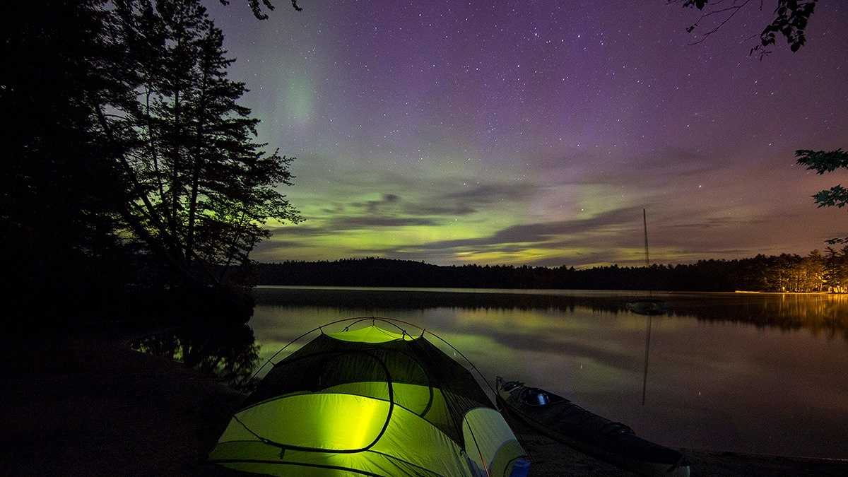 Images Northern Lights seen in New Hampshire sky