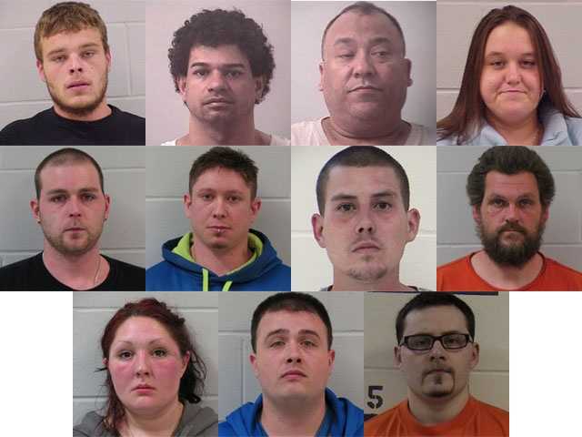 Mugshots: 14 arrested in Keene drug bust