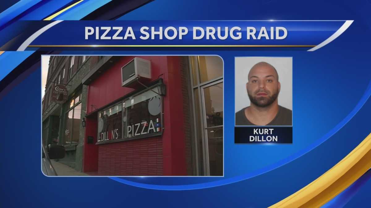 Man arrested on suspicion of selling drugs out of pizza shop