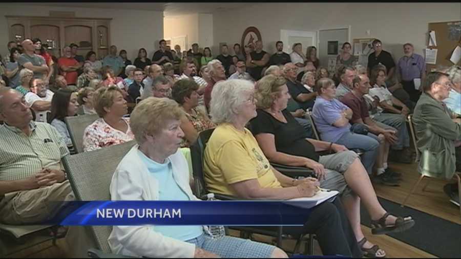 Two weeks after the New Durham Board of Selectmen fired their police chief, residents held a forum Thursday. WMUR's Stephanie Woods reports.