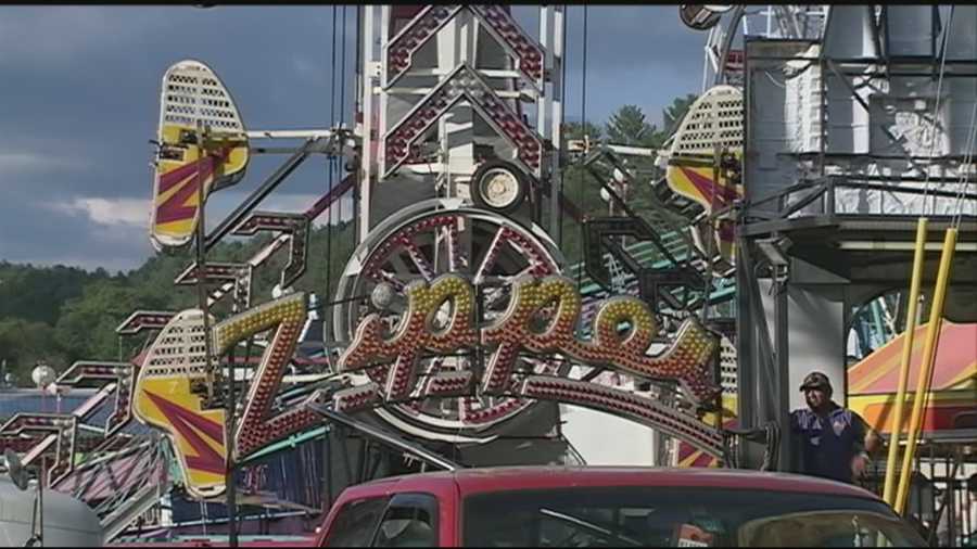 The Zipper ride at Cornish fair is closed after three people were injured Friday night.