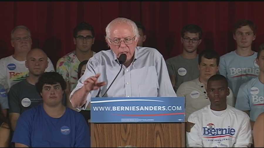 Vermont Sen. Bernie Sanders, the progressive firebrand who is riling up Democratic crowds across the country, is back in New Hampshire for a two-day campaign swing.
