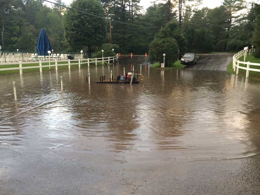 Damage reported in Weare following storms