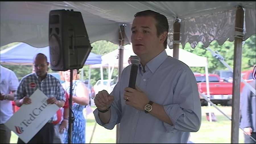 Sen. Ted Cruz (R, Texas) kicked off a two-day swing through the Granite State Sunday.
