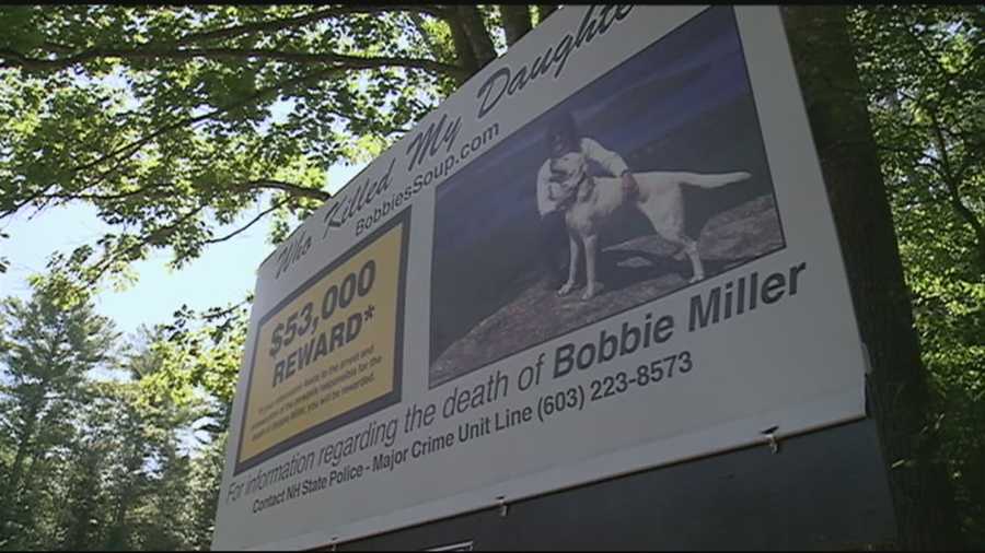 The family of a Gilford woman killed almost five years ago hopes a billboard and a new reward will help find her killer.