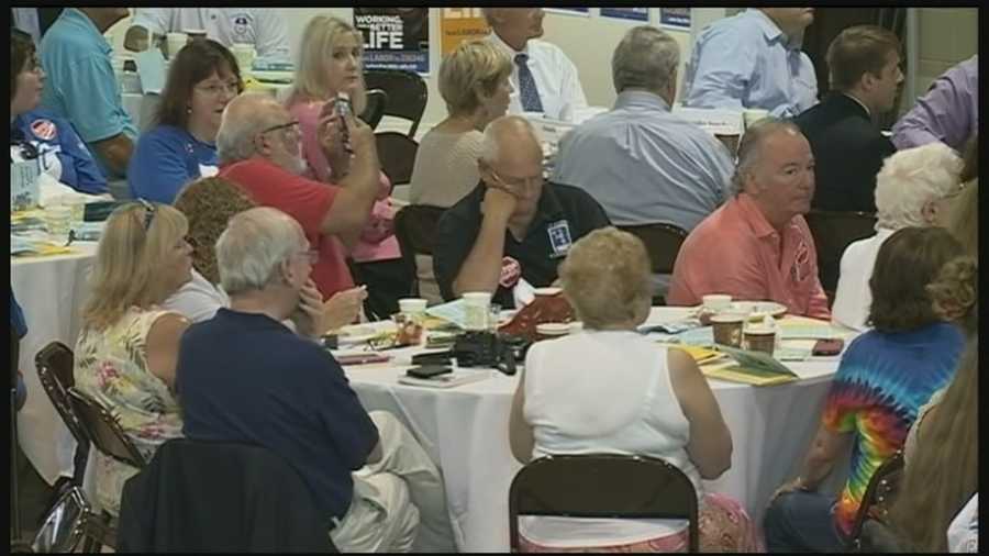 Union leaders and local Democrats gathered in Manchester on Labor Day. WMUR's Ray Brewer reports.
