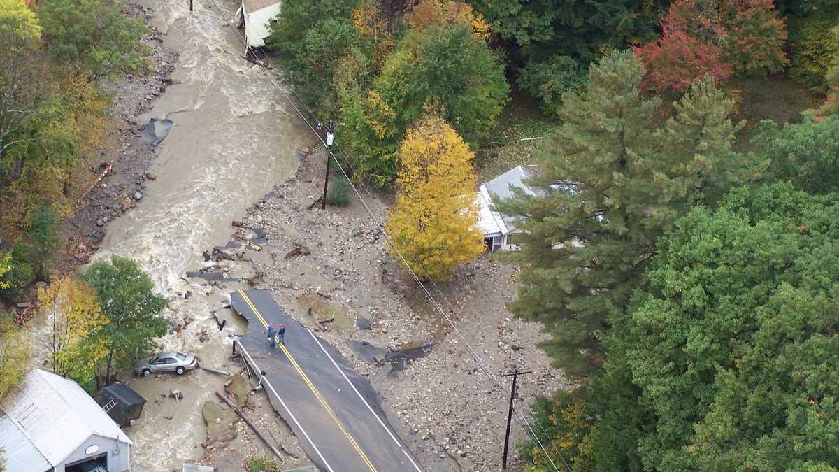 Photos Historic flooding in Alstead in 2005