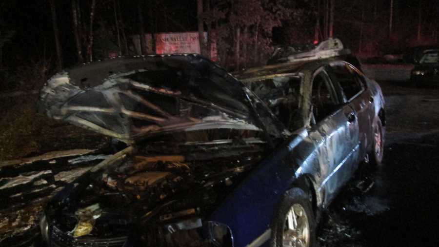 Cars catch fire at Chichester auto dealership