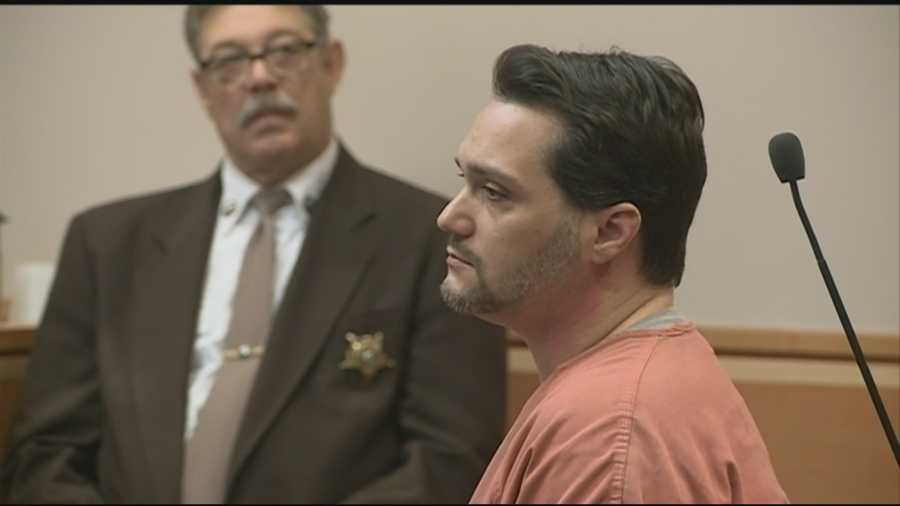 A Manchester man who killed his parents and set their house on fire was sentenced to prison Thursday.