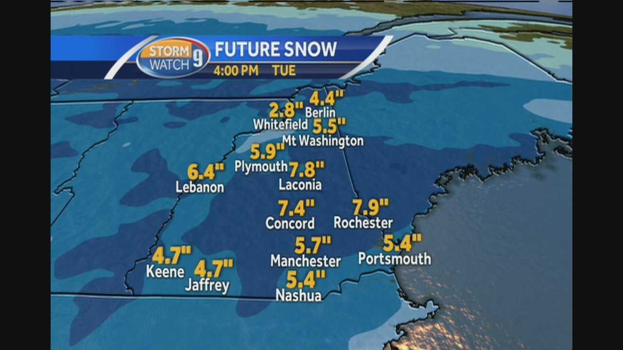 Hour-by-hour: Possible Snowfall Projections For Dec. 29 Storm