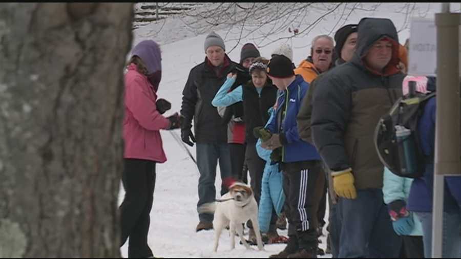 Some New Hampshire residents began 2016 with some exercise by taking one of four free, guided hikes being offered in state parks as part of a national program.