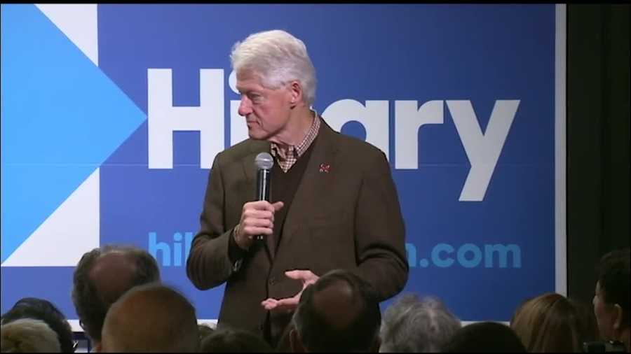Bill Clinton campaigns in the seacoast for Hillary