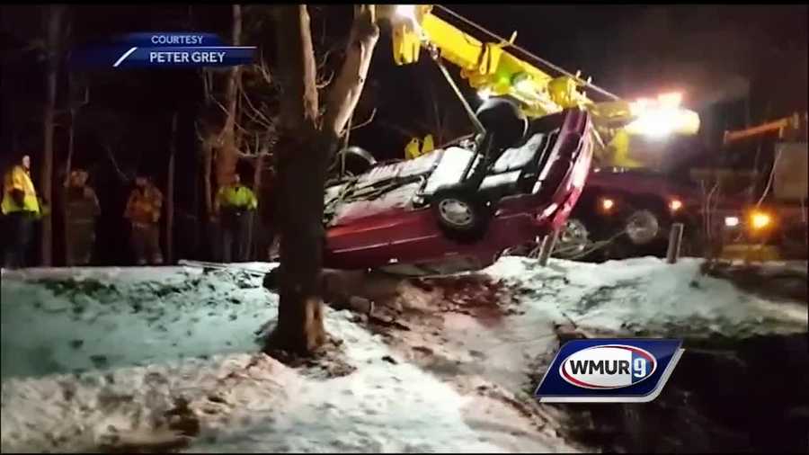 Even though we only got a few inches of snow the timing of it caused several accidents as granite staters commuted home.
