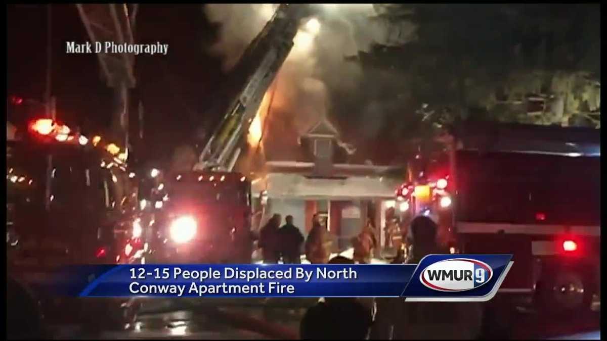 North Conway apartment fire displaces more than a dozen
