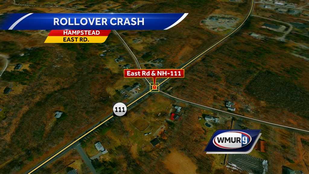 Route 111 in Hampstead reopens after serious rollover crash