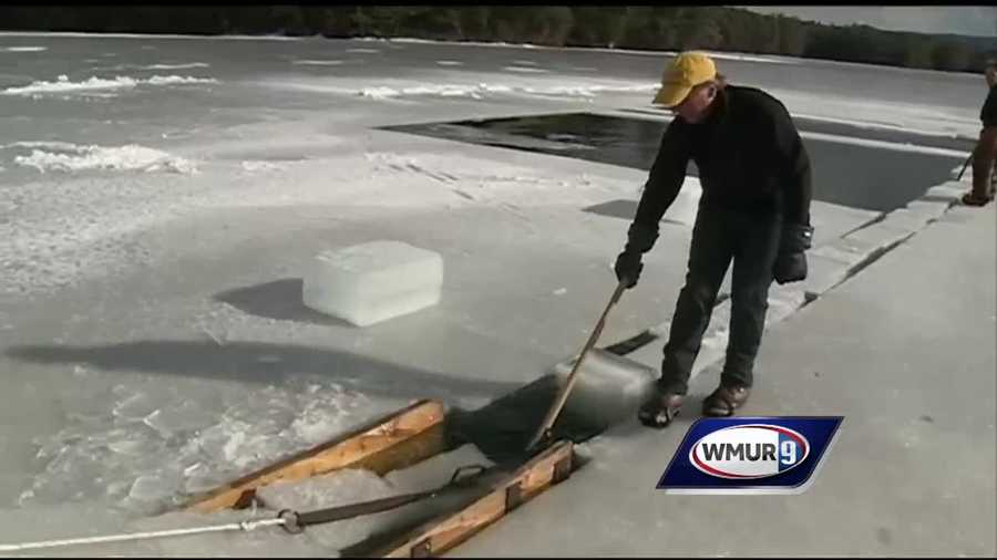 A tradition that's more than 100 years old is underway on Squam Lake, with the beginning of the annual ice harvest.