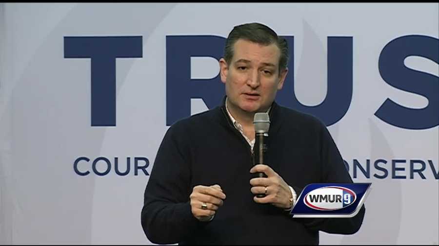 Republican presidential candidate U.S. Sen. Ted Cruz attacked Donald Trump and the media while he campaigned Wednesday in New Hampshire.