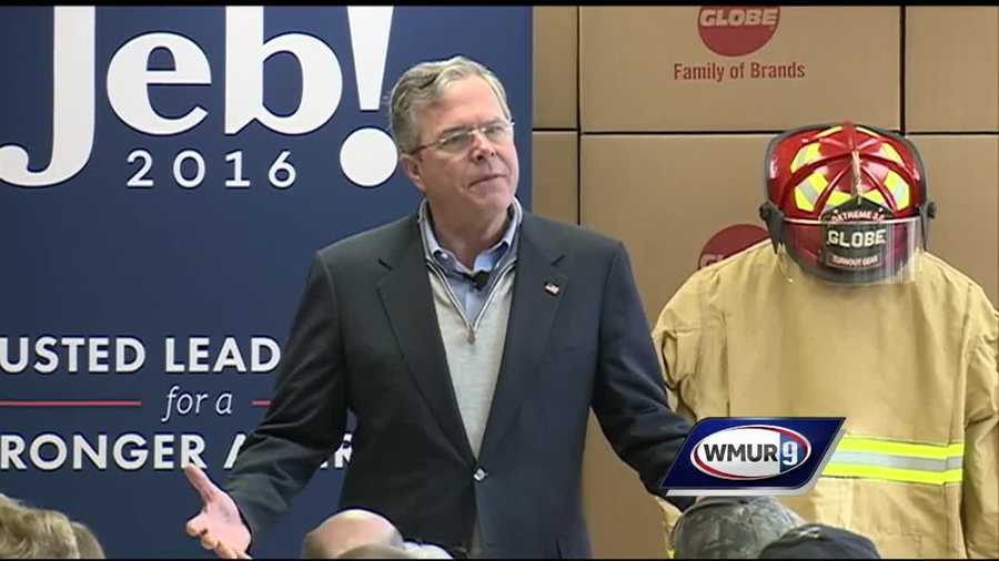 Republican presidential candidates New Jersey Gov. Chris Christie, Ohio Gov. John Kasich and former Florida Gov. Jeb Bush campaigned Thursday in New Hampshire as they tried to draw distinctions between themselves and their rivals.