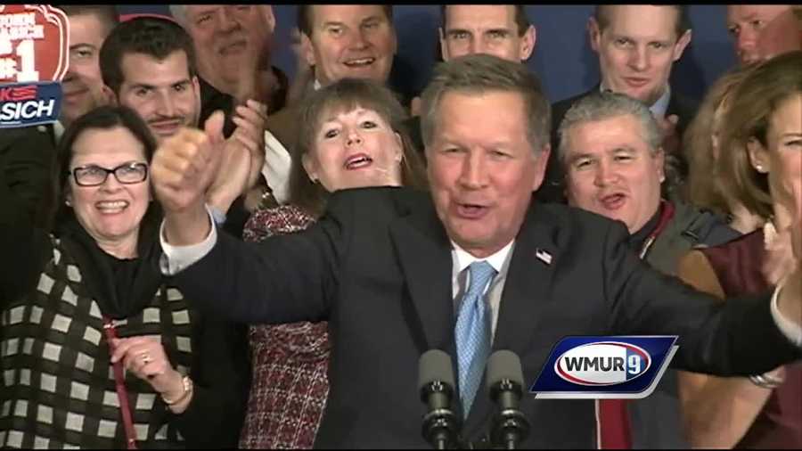 While the Granite State’s first-in-the-nation presidential primary helps to winnow the field of candidates, it also gives a boost to those who outperform expectations. Tuesday night, that was John Kasich.