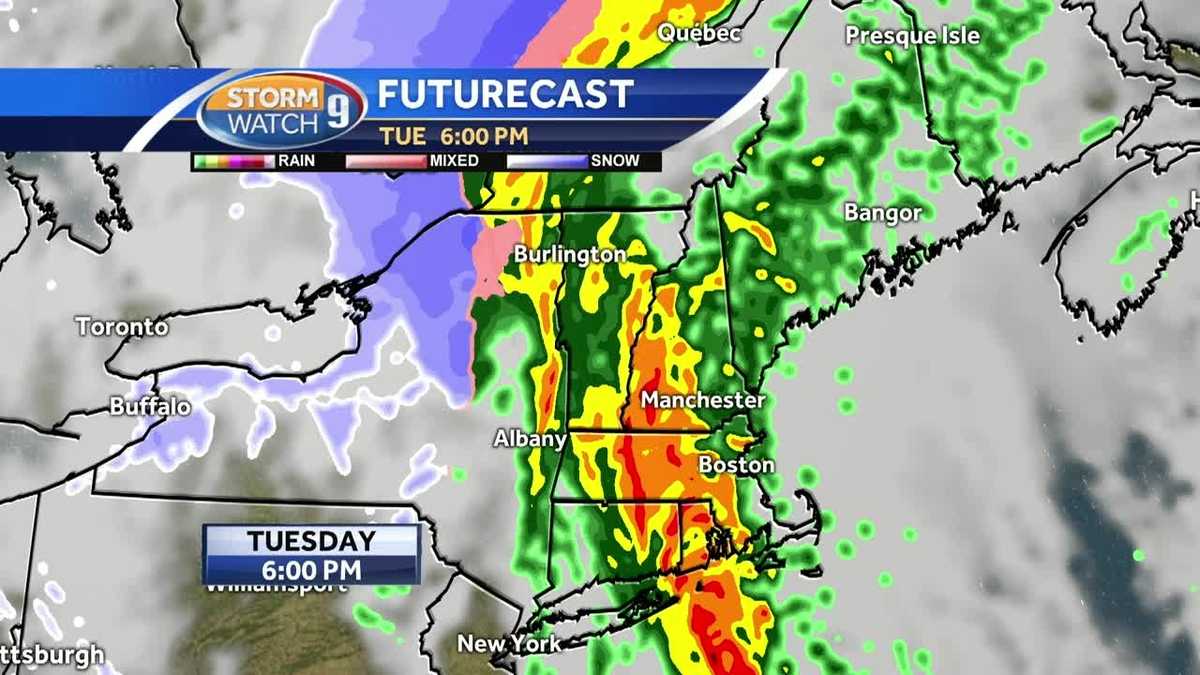Maps: Snow turns to sleet, freezing rain