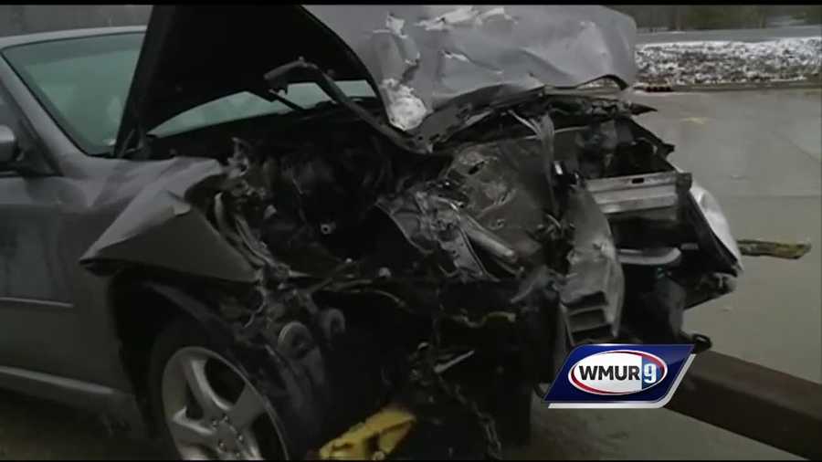 Up to 50 cars were involved in several crashes on the southbound side of I-93 on Friday morning.