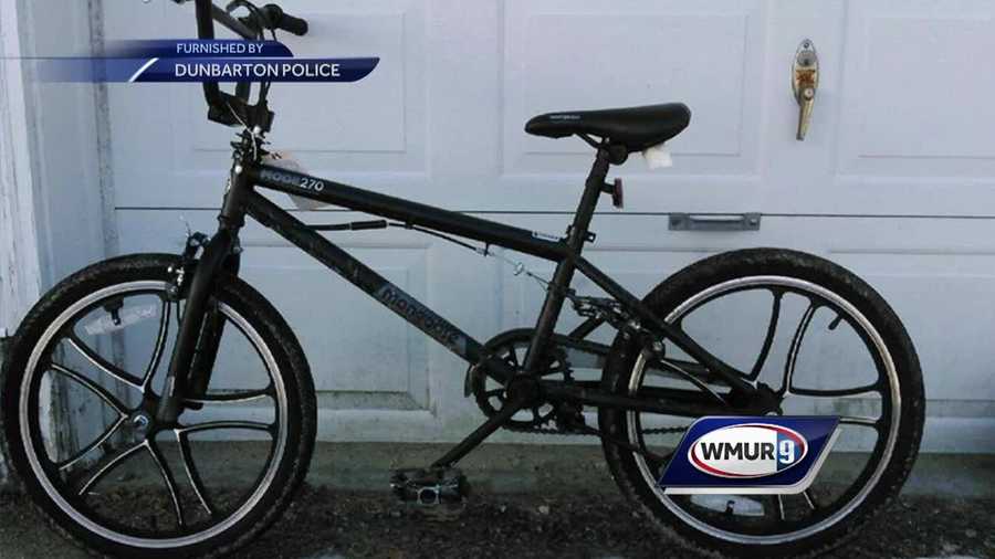 Dunbarton police and the boy's mother have no idea how the bike ended up on the opposite coast.
