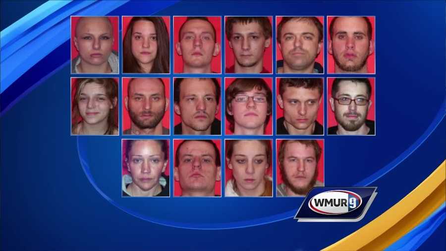 16 arrested in Laconia drug warrant sweep