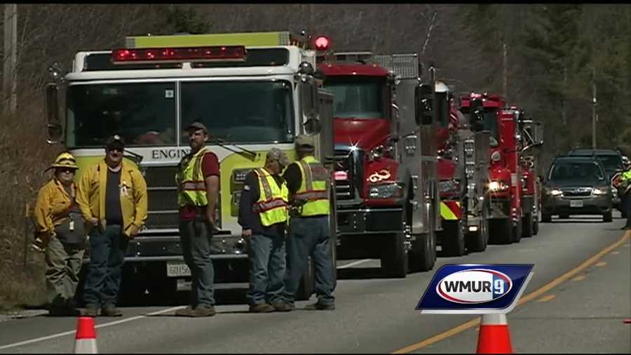 Fouralarm brush fire breaks out in Stoddard