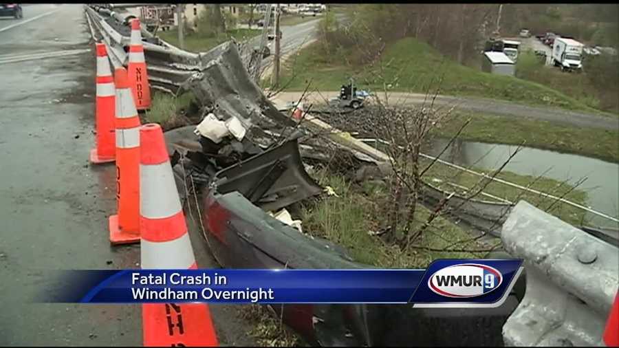 State police investigate fatal overnight crash on I93 in Windham