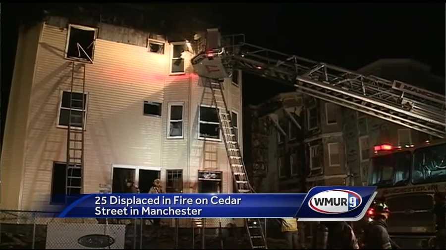 25 people have been displaced after an early morning fire in Manchester.