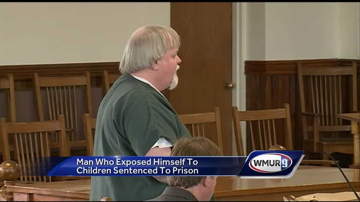 Man sentenced for exposing himself to children