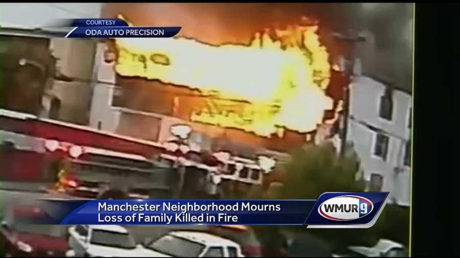 Two children and two adults died Monday morning in an apartment building fire in Manchester.