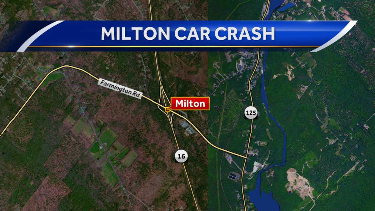 Milton 4vehicle crash closes both sides of highway, car catches fire