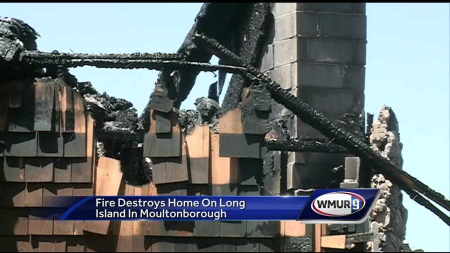 Fire Marshall's office is now investigating a fire that destroyed a house on Long Island in Moultonborough.